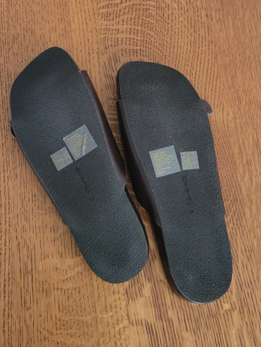 Madewell Cambria Double-strap Molded Footbed Sandals - Coffee Bean